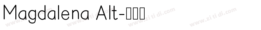 Magdalena Alt字体转换